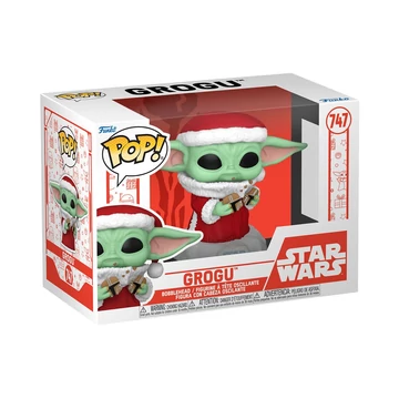 Funko POP! Star Wars - Mando Holiday - Grogu figura