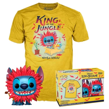 Funko POP! &amp; Tee: Stitch Costume - Simba - S figura és póló