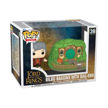 Funko POP! Town: Lord of the Rings-Bilbo & Bag End figura