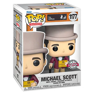 Funko POP! TV: The Office - Michael w/Golden Ticket figura #1177