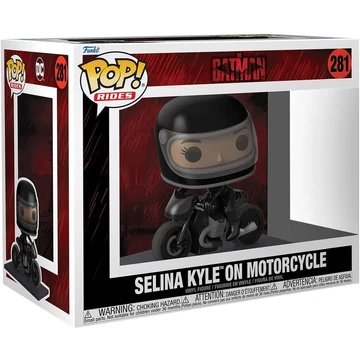 Funko POP! Rides: The Batman - Selina Kyle on Motorcycle figura #281