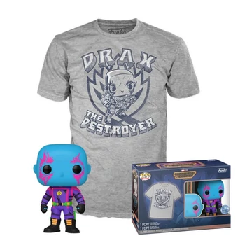 Funko POP!&amp;Tee: Marvel Guardians of the Galaxy 3 - Drax figura és póló (XL)