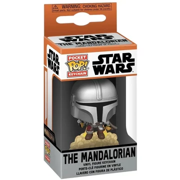 Funko POP! Star Wars The Mandalorian - Mando with Blaster kulcstartó