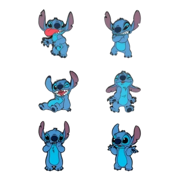 Loungefly: Lilo & Stitch - Funny Faces Stitch meglepetés kitűző