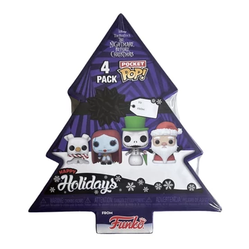 Funko Pocket POP!: The Nightmare Before Christmas - Tree Holiday Box figura (4 pack)