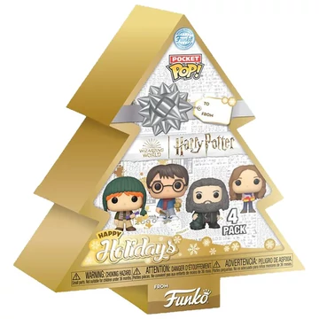 Pocket POP: Harry Potter - Tree Holiday Box 8pc PDQ figura