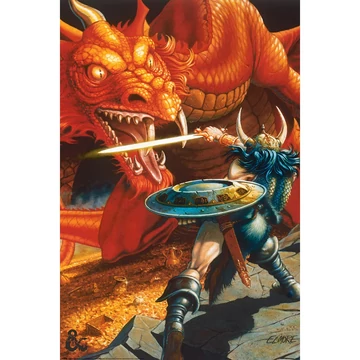 Dungeons &amp; Dragons (CLASSIC RED DRAGON BATTLE) maxi poszter