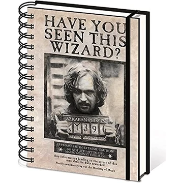 HARRY POTTER (WANTED SIRIUS BLACK) A5 NOTEBOOK