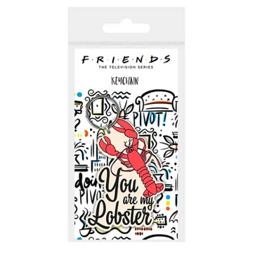 Jóbarátok  (You are my lobster)  gumi kulcstartó