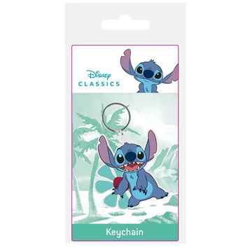 LILO &amp; STITCH (STITCH SMILE) PVC kulcstartó