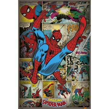 Marvel Comics: Spider man (Retro) maxi poszter