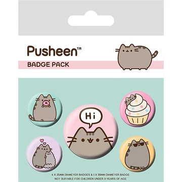 PUSHEEN (PUSHEEN SAYS HI) kitűző
