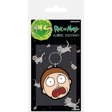 Rick and Morty (Morty terrified face) - PVC kulcstartó
