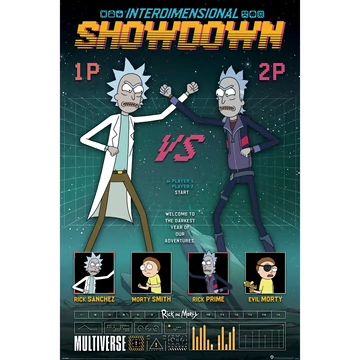 Rick and Morty (SHOWDOWN) maxi poszter
