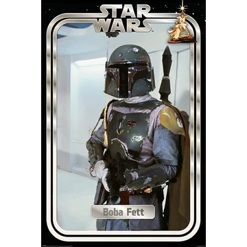 Star Wars (Boba fett retro) maxi poszter