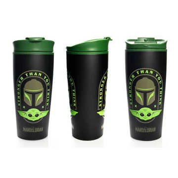 STAR WARS: THE MANDALORIAN (STRONGER THAN YOU THINK) METAL TRAVEL MUG