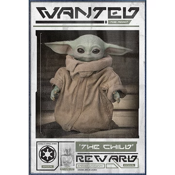 Star Wars: The Mandalorian (Wanted the Child) maxi poszter