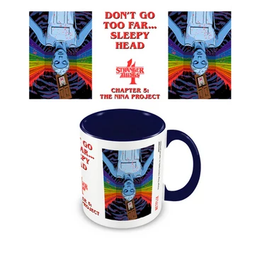 Stranger Things 4 (Chapter 5 The ninja Project) színes belsejű bögre