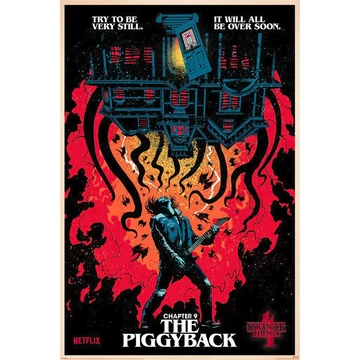 Stranger Things 4 (Chapter 9 The piggback) maxi poszter
