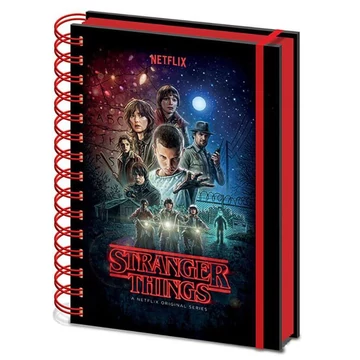 Stranger Things (One Sheet) A/5 jegyzetfüzet