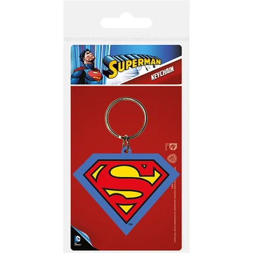 SUPERMAN (SHIELD) PVC kulcstartó