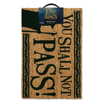 The Lord of the Rings (YOU SHALL NOT PASS) lábtörlő