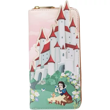 Loungefly Disney: Snow White with Castle körbe cipzáras pénztárca