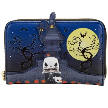 Loungefly - Nightmare Before Christmas: Jack Skellington körbe cipzáras pénztárca