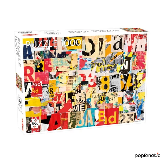 Tactic- Poszterek puzzle, 1000 db-os