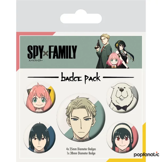 SPY X FAMILY (SPY X FAMILY) kitűző szett