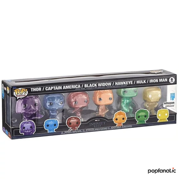Funko Pop! 6-Pack Artist Series: Marvel The Infinity Saga