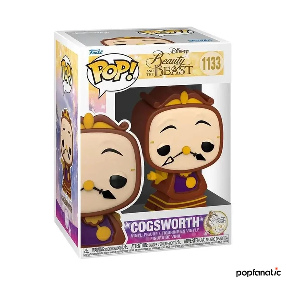 Funko Pop! Disney: Beauty and the Beast - Cogsworth figura #1133