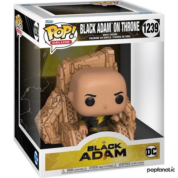 Funko Pop! Deluxe: DC Black Adam - Black Adam on Throne figura #1239
