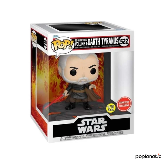 Funko Pop! Deluxe: Disney Star Wars - Red Saber Series Vol.1 - Darth Tyranus figura #522