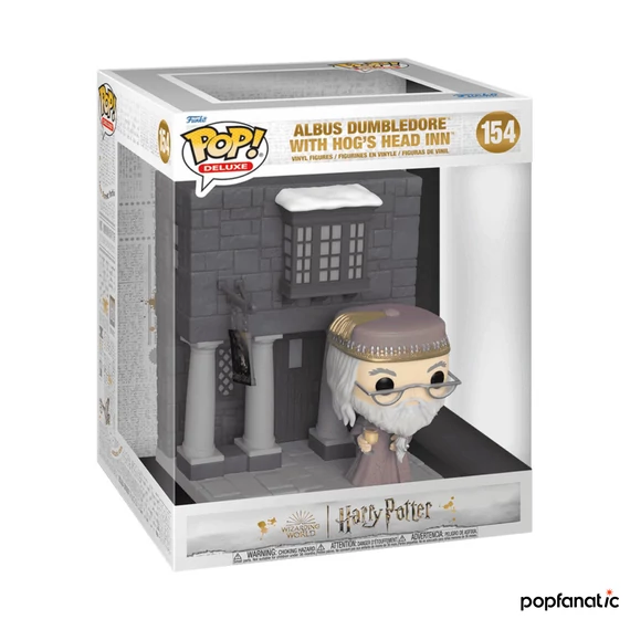 Funko Pop! Deluxe: Harry Potter CoS Ann 20th - Albus Dumbledore with Hog's Head Inn figura #154