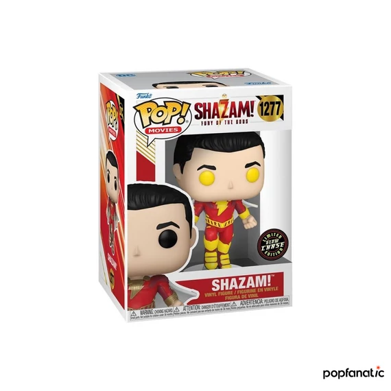Funko Pop! Movies: Shazam! Fury of the Gods - Shazam! #1277 figura chase INAKTÍV