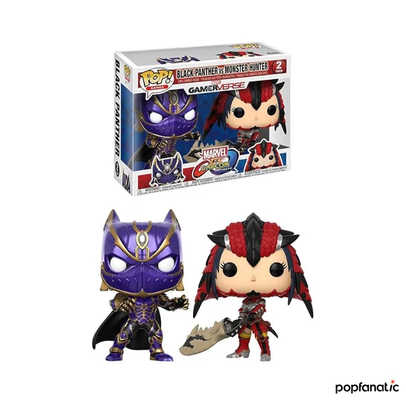 Funko POP! 2-Pack Marvel vs Capcom - Black Panther vs Monster Hunter figura #2