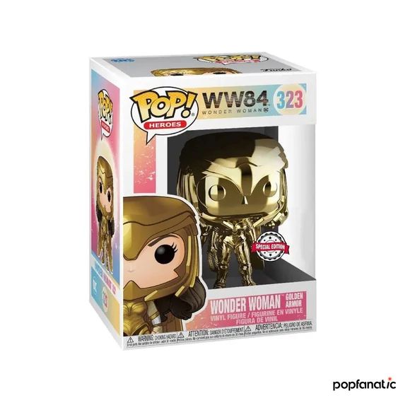 Funko POP! Heroes: Wonder Woman 1984 - WW Gold Power figura #323