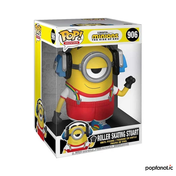 Funko POP! Jumbo Movies: Minions - Roller Skating Stuart figura