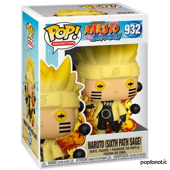 Funko POP! Animation: Naruto - Naruto six path sage figura #932