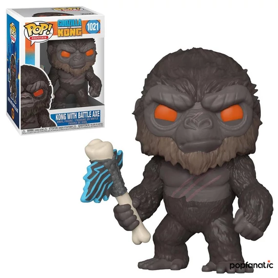 Funko POP! Movies: Godzilla Vs Kong - Kong with Battle Axe figura #1021