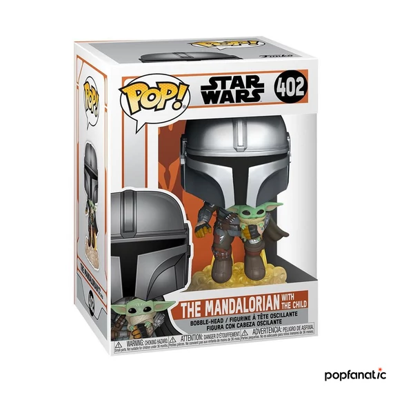 Funko POP! Star Wars: The Mandalorian - Mando Flying with Jet figura #402