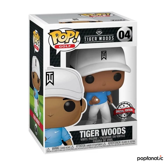 Funko POP! Golf: Tiger Woods (Blue Shirt) figura #4