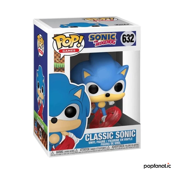 Funko POP! Games: Sonic the Hedgehog - Classic Sonic figura #632