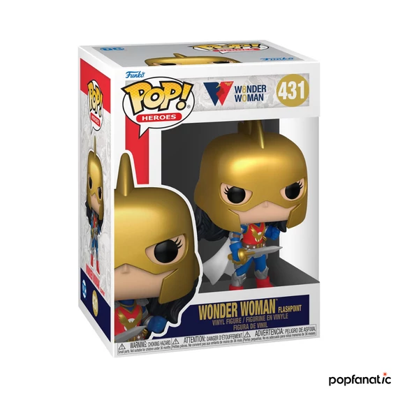 Funko POP! Heroes: Wonder Woman 80th Anniversary - Wonder Woman (Flashpoint) figura #431