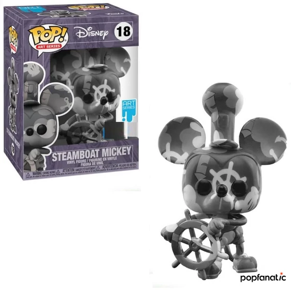 Funko POP! Artist Series: Mickey - Steamboat Mickey figura #18