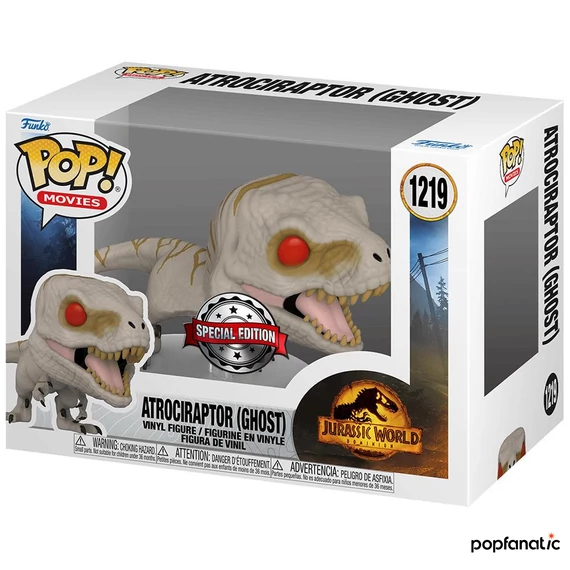 Funko POP! Movies: Jurassic World 3 - Atrociraptor (Ghost) figura #1219