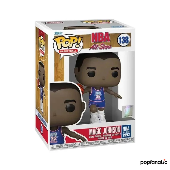 Funko POP! NBA Legends - Magic Johnson (Blue All Star Uni 1991) figura #138
