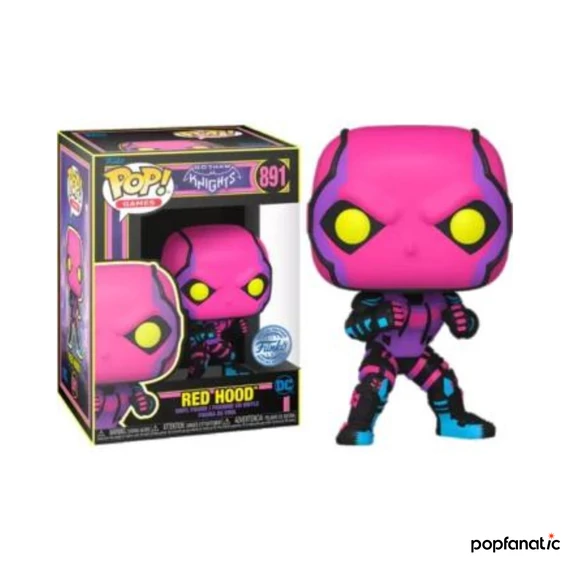 Funko POP! Games: Gotham Knights - Red Hood (Blacklight) (SE) figura