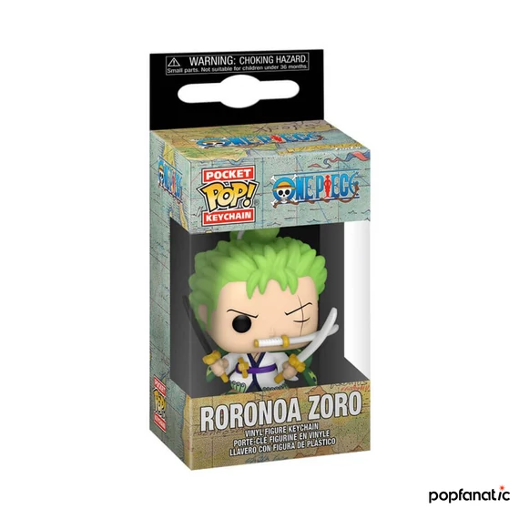 Funko POP! One Piece - Roronoa Zoro kulcstartó